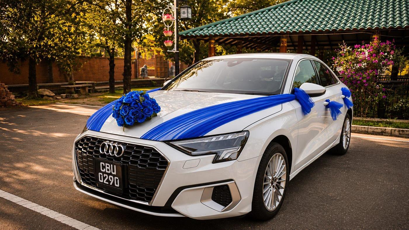 Wedding car decoration style