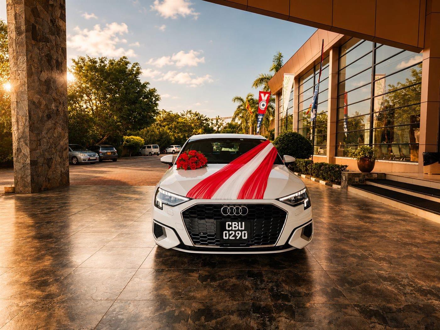 Wedding car decoration style